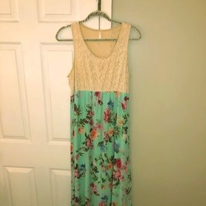 Pink Blush Maternity Maxi